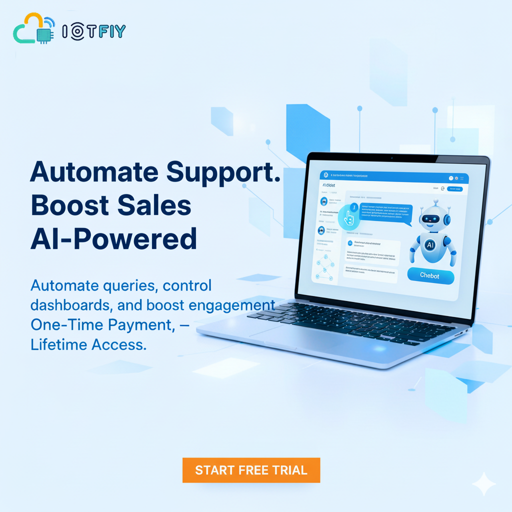 AI chatbot dashboard for support and sales automation