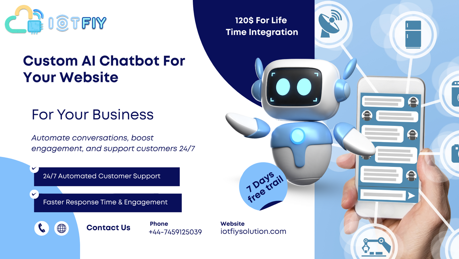 chatbot website — IOTFIY SOLUTIONS