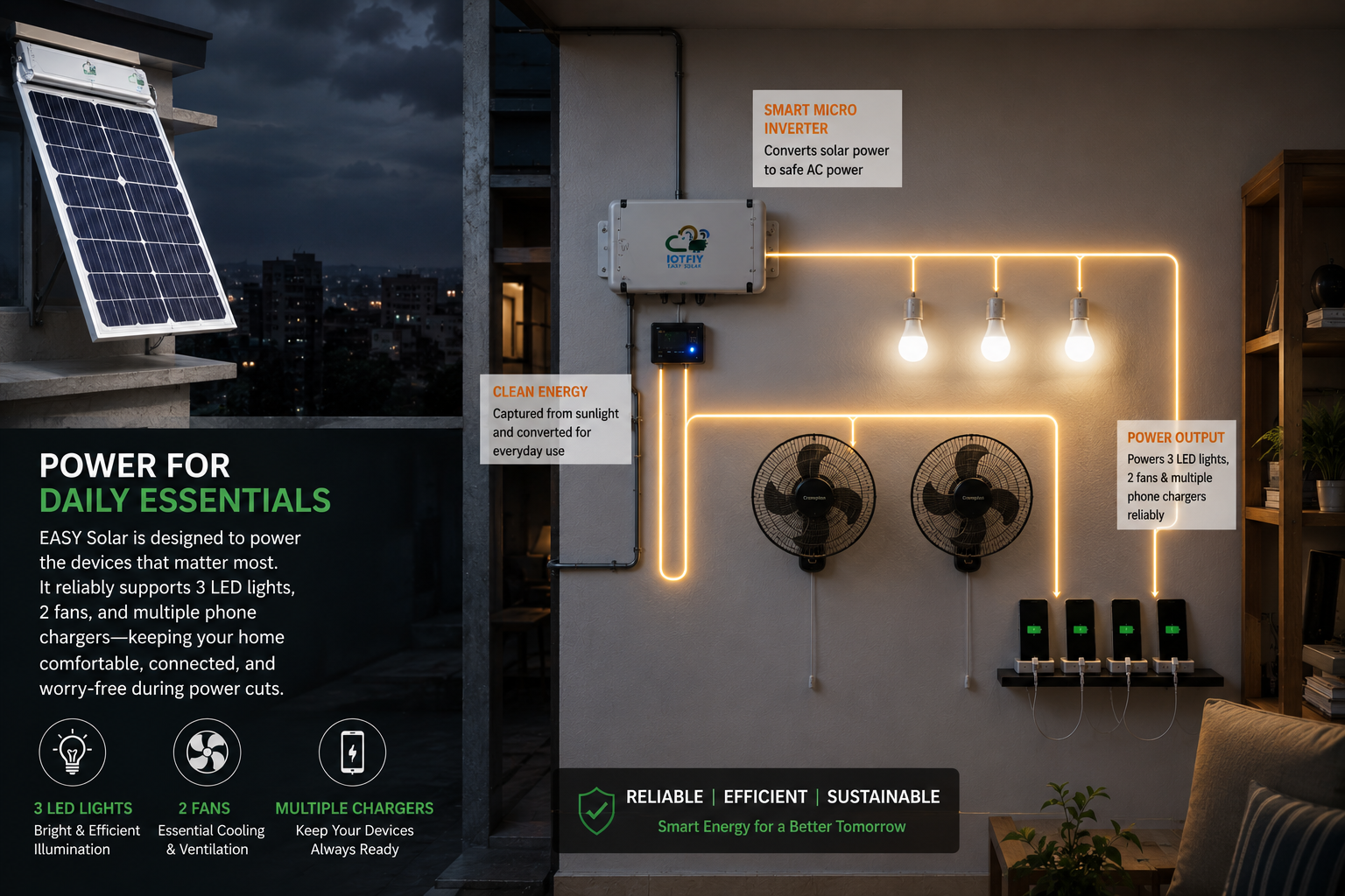 Smart micro inverter