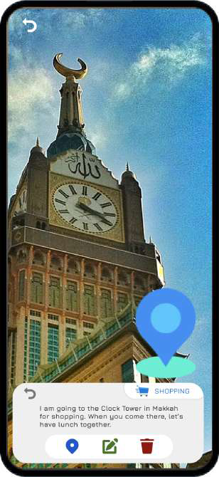 Mark hotel location on map